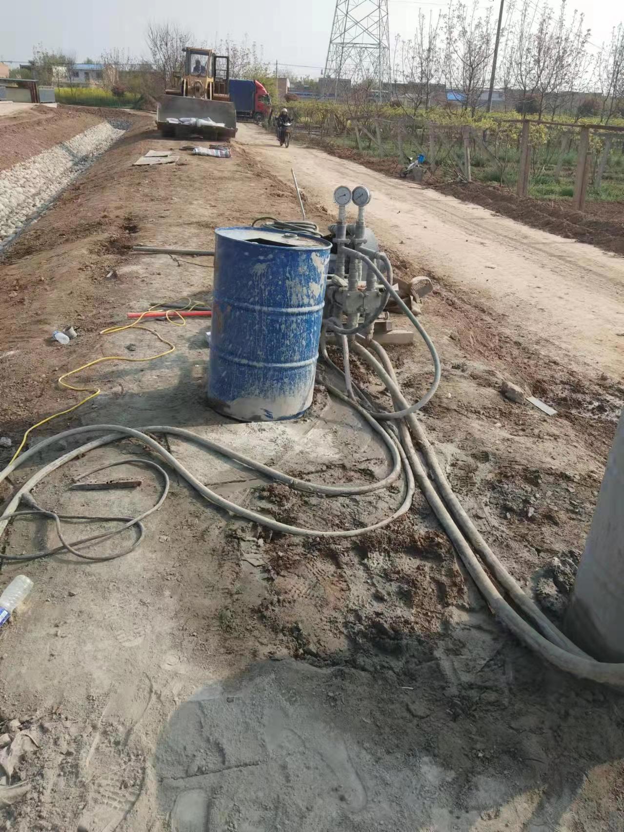 西塞山顶管注浆